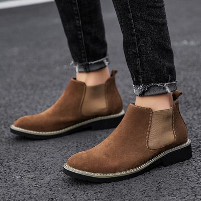 Heren Chelsea Boots Enkellaarsjes Casual Schoenen