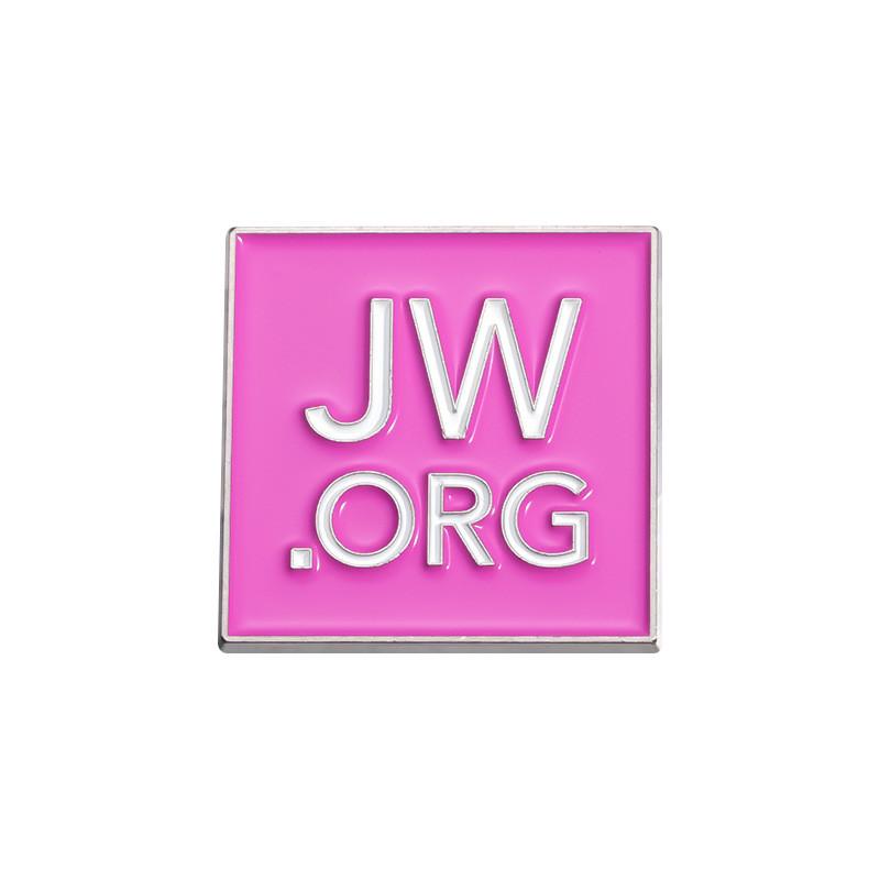 Versatile Geometric Jworg Enamel Badge In Multiple Colors Ideal For Fashion And Decoration