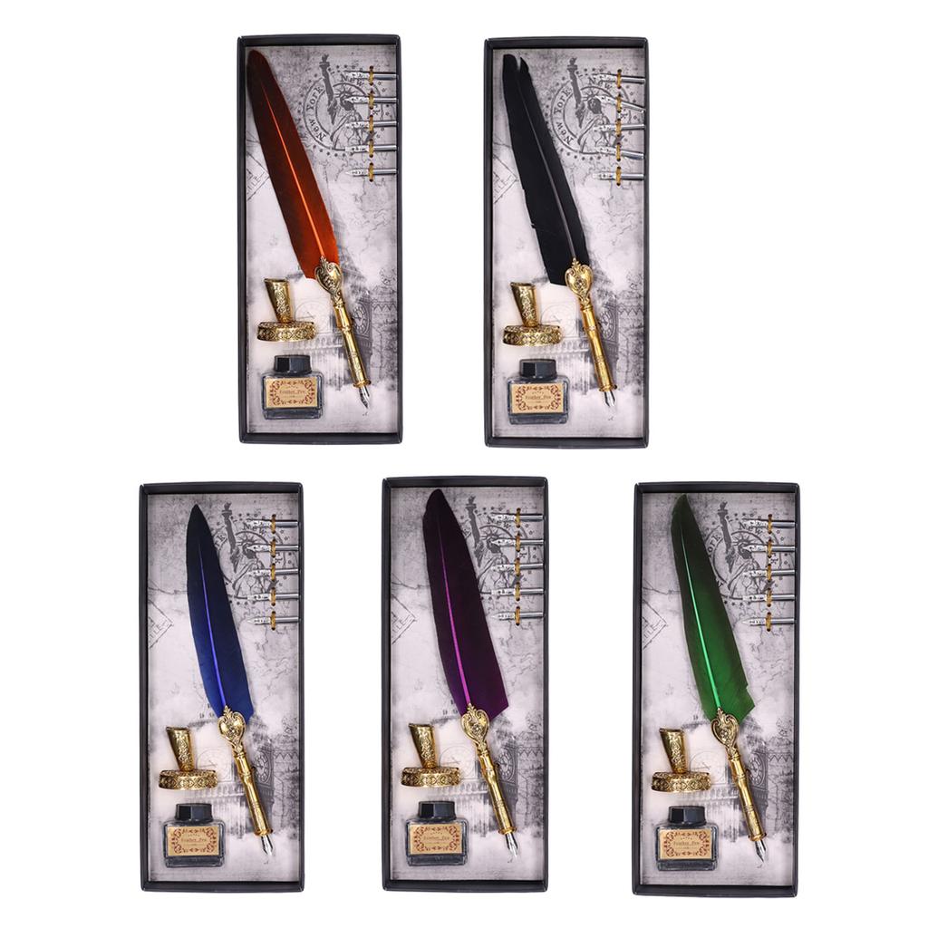 Stift Exquisit Vintage Elegant Edelstahl Sanft Schreiben Verschleißfest Kielstift