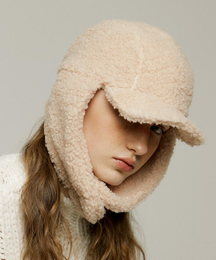 Egseupieo Fleece Earflap Cap