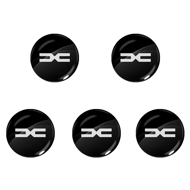 BGW1 14MM Remote car key  aluminum badge, decorative sticker For Dacia Duster Logan MCV Sandero Stepway Dokker Lodgy Car Accessories