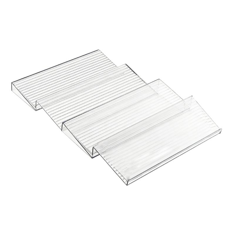 Acrylic Spice Organizers Step Tray Adjustable for Drawer Storage with Simple Setups