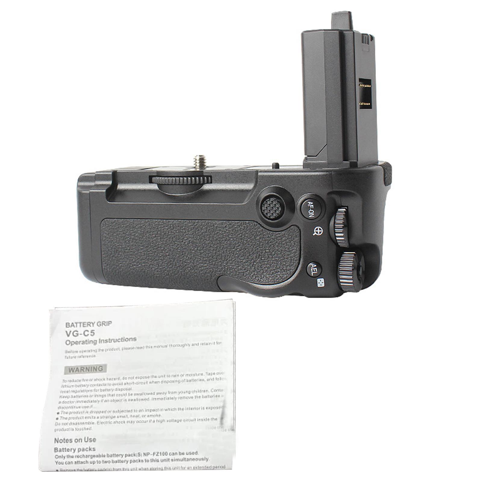 Vertical Battery Grip Replacement for VG-C5 Compatible with A9III/A1II Camera for Stable Vertical Filming чёрный