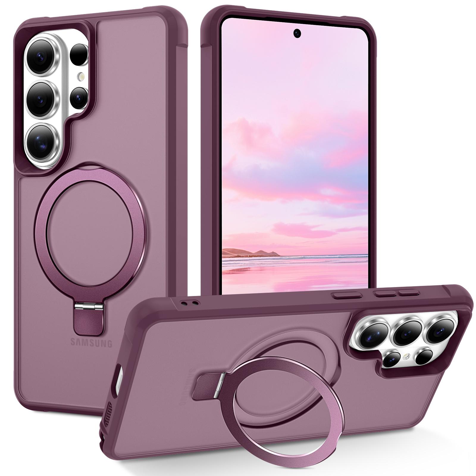 

S26 Ultra Phone Case,Compatible With MagSafe Magnetic Stand Shockproof Slim Translucent Case For Samsung Galaxy S26 Ultra hybrid&Case & Holder&Galaxy S26 Ultra