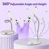 Portable Nail Dryer Light UV Nail Lamp Ai Sensor Gel Nail Lamp with Flexible Hose LED Light Curing Manicure Salon Nail Art Tools