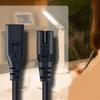 33cm Stecker auf Buchse C7 auf C8 Stromadapterkabel IEC320 C7 2-polig auf IEC320 C8 2-polig Umwandlungskabelleitung