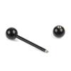 7 Pcs/Set The Plating Color Steel Stainless Steel Rod Tongue Nailed Double Ball