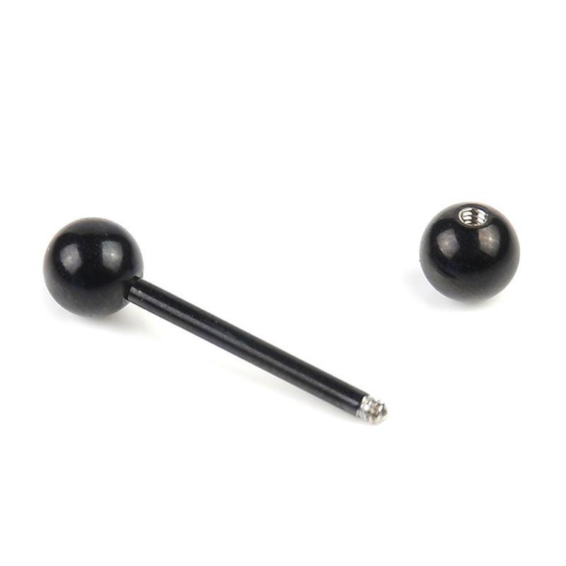 7 Pcs/Set The Plating Color Steel Stainless Steel Rod Tongue Nailed Double Ball