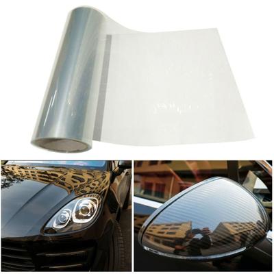 Vinylfolie 12x48Zoll Auto Glänzend Transparent Scheinwerfer Wasserfest