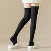 Socks, Women'S Over The Knee, Wool Socks, Twist Pattern, Anti-Slip, High-Top, Warm, Slimming, Slimming, Knee Pads, Long Stockings