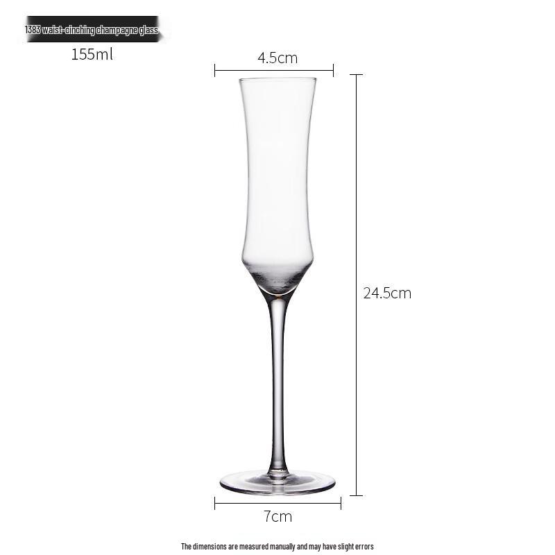 Handmade European Crystal Champagne Flute