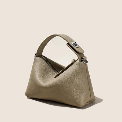 New Genuine Leather Women's Bag High-end Light Luxury Niche Shoulder Bag Women's Handbag