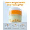 [ClearDea.] Green Tangerine Mild Dual Peeling Pad 140ml (50 Pads)