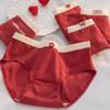 Plus Size Women's Cotton Cartoon Briefs - Breathable, Antibacterial, Comfortable, and Student-Friendly.