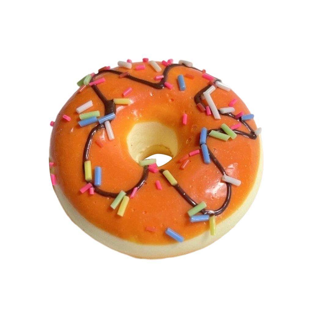 Slow 6cm Donut PU Simulation Bread Stress Relief Toy