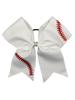Cheerleader Bow Rhinestone Hair Tie - Olive Branch Design