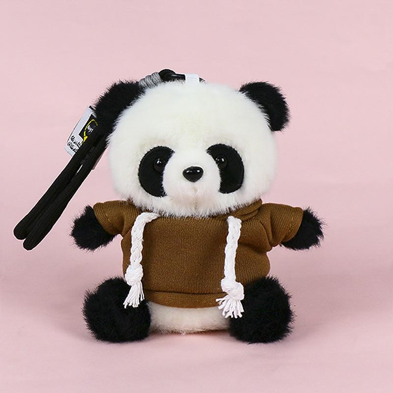 Premium Scented Panda Pendant Backpack: Dressed-Up Panda Doll In Various Styles