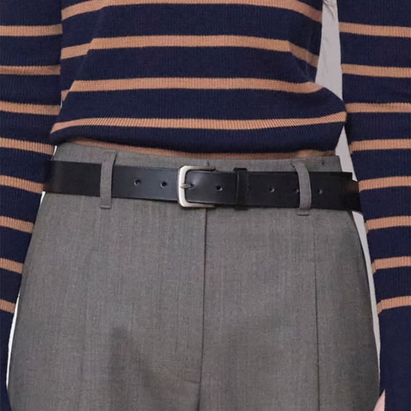 

kuho plus Основной кожаный ремень Черный (KE588OM015) Black