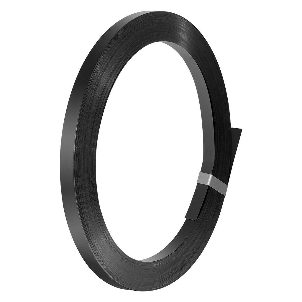Steel Strapping Coil, 19 Mm X 0.55 Mm X 91 M, Metal Strapping Banding Roll Withstands Harsh Environment, 775.6 Kg Break Strength, Heavy Duty Banding