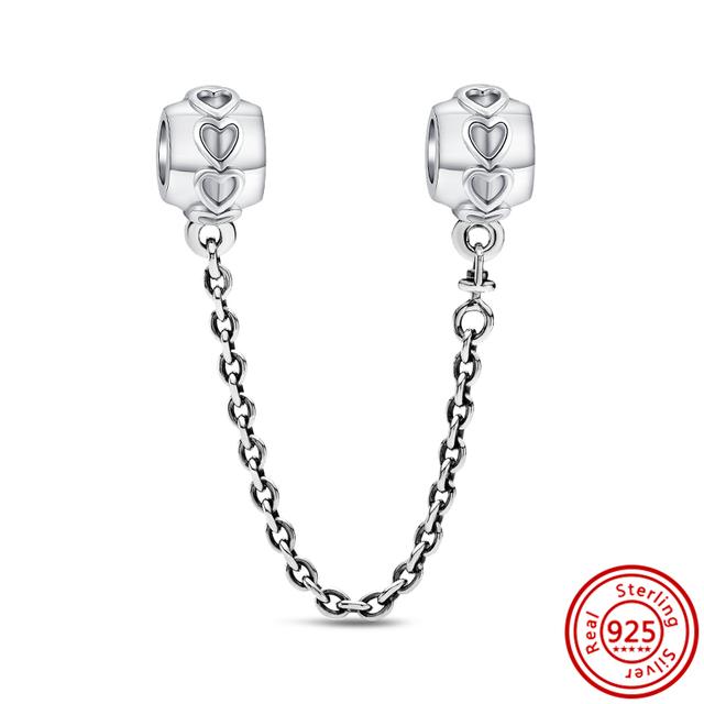 

Новые цветы клевера, прозрачные цирконовые бусины-клипсы, подходят для браслета-подвески, женские ювелирные изделия из стерлингового серебра 925 пробы