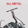 Portable 5000-12000 Series All Metal Fishing Reel Rotating Reels Metal Ultra-large Distance Cast Wheel Anchor Fish Spinning Wheel Bobbins Lure Reel