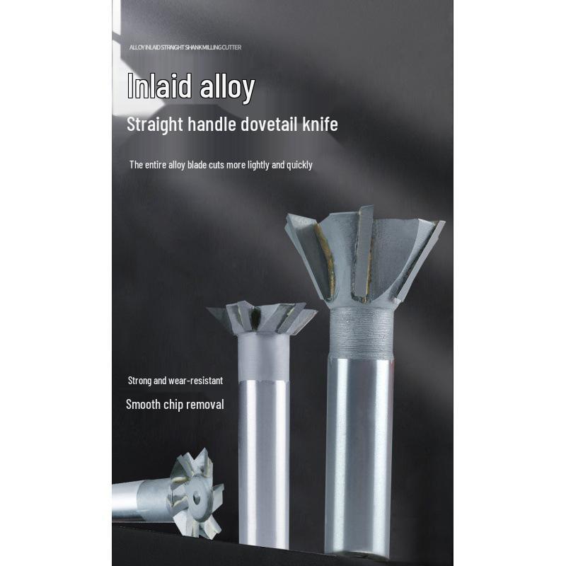 Solid Carbide Dovetail Milling Cutter - 16 to 60 Degrees