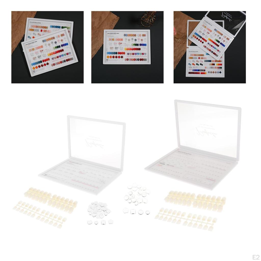 ,Nail Colors Chart with Nail Color Card Board Salon Tools