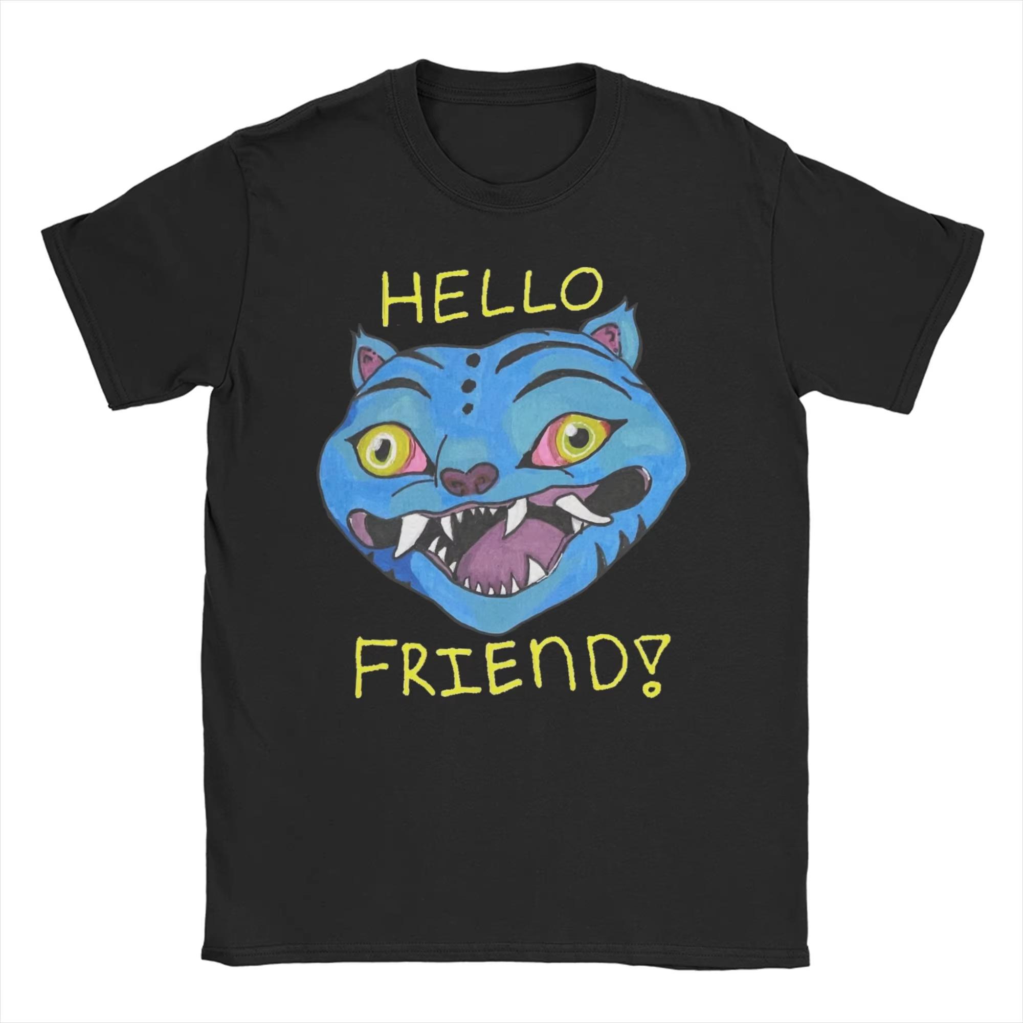 

KPop Demon Hunters Blue Tiger for Men Women T Shirt Awesome Tee Shirt Short Sleeve Crewneck T-Shirt Cotton Gift Idea Tee Tops 4XL