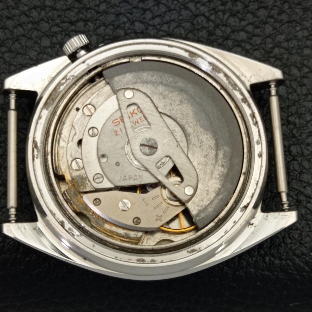 USED VINTAGE SEIKO 5 AUTOMATIC 6119C JAPAN MENS DATE RED DIAL WATCH A433806-2 R119-a433806