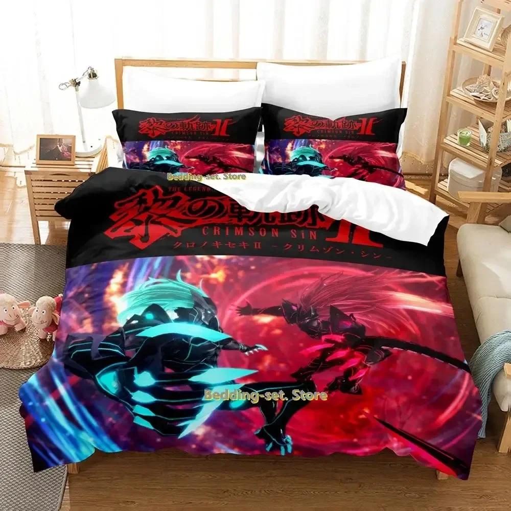 2023 The Legend Of Heroes Kuro No Kiseki 2 Bedding Set Single Twin Full Queen King Size Bed Set Teenager Bedroom Duvetcover Sets