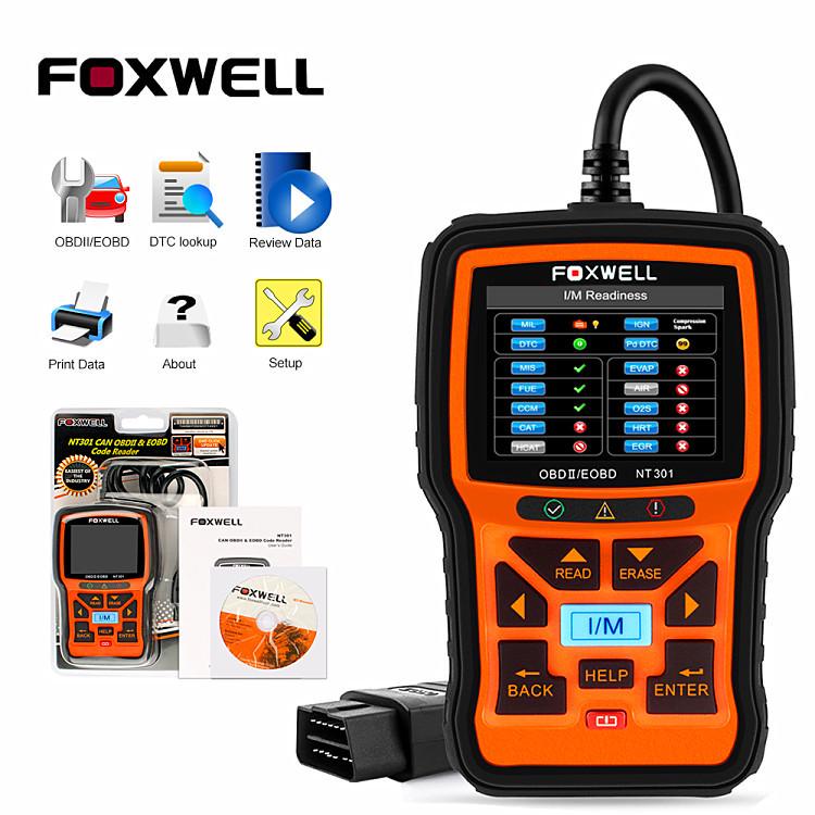 Foxwell NT301 OBDII/EOBD Car Fault Diagnostic Tool