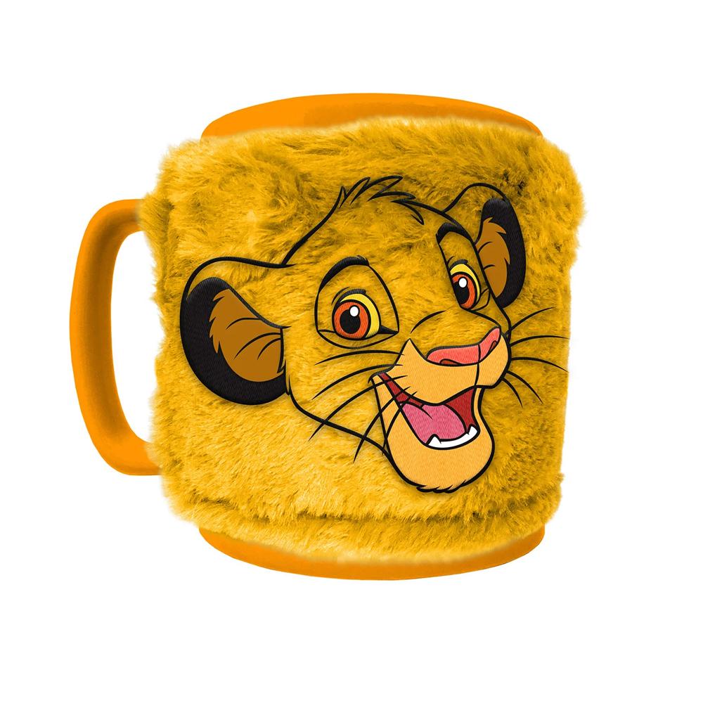 The Lion King Simba Lächelndes Gesicht Flauschige Tasse