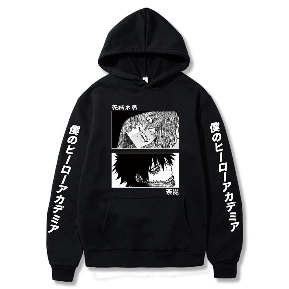 My Hero Academia Anime Pullover Shigaraki Tomura And Dabi Printed Men Women Comfortable Hoodies Harajuku Plus Size Sweatshirt