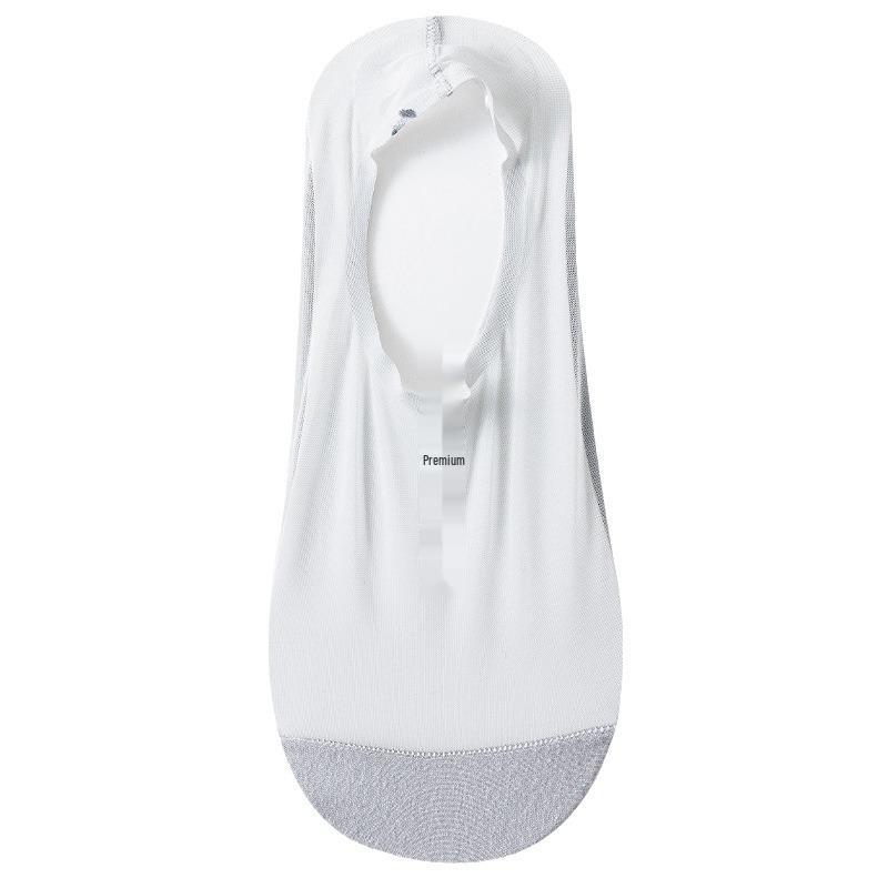 Women's Low-Cut No-Show Ankle Socks - Non-Slip, Breathable, Thin Mesh, Summer Style
