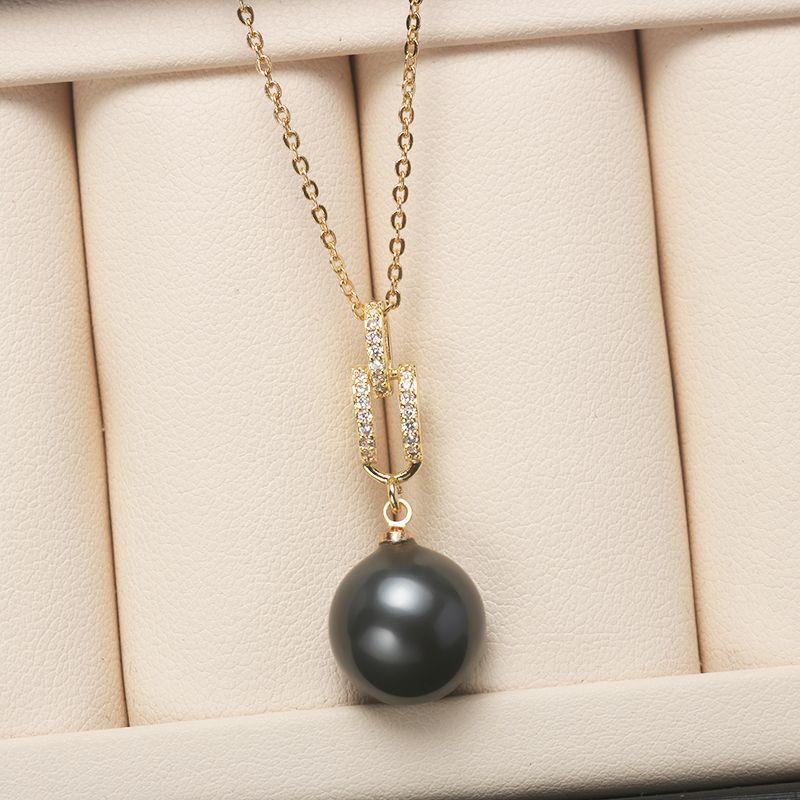 Mom Gift Three-piece Pearl Box Pearl Necklace Female Bead Necklace Pendant for Girlfriend Gift Jewelry Set