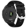 For Garmin Forerunner 265 Silicone Watch Band 22mm Cross Stripe Soft Sport Replacement Watch Strap