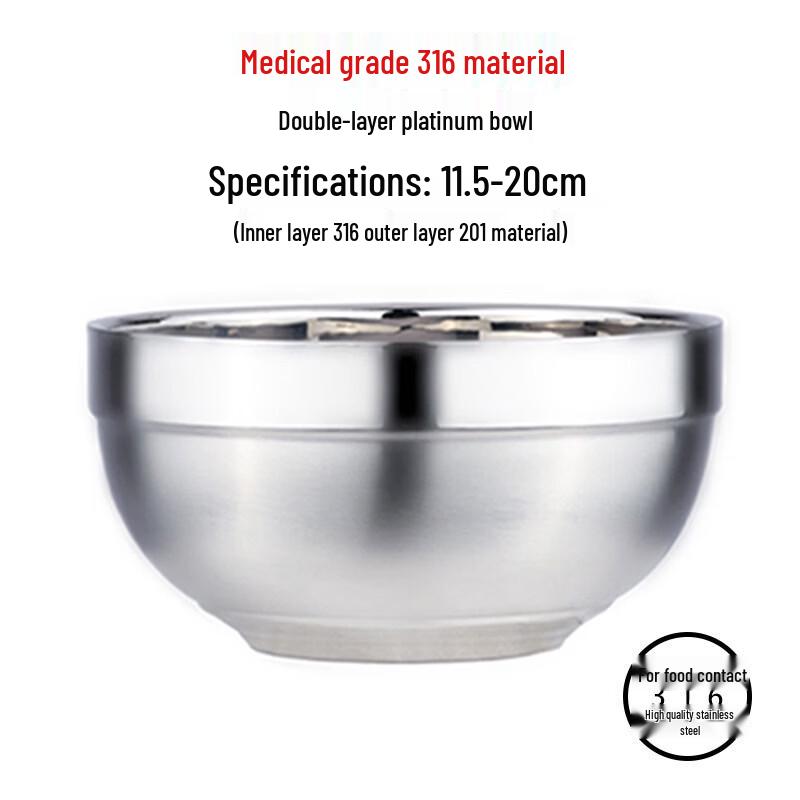 

Lijia 316 Stainless Steel Dining Bowls
