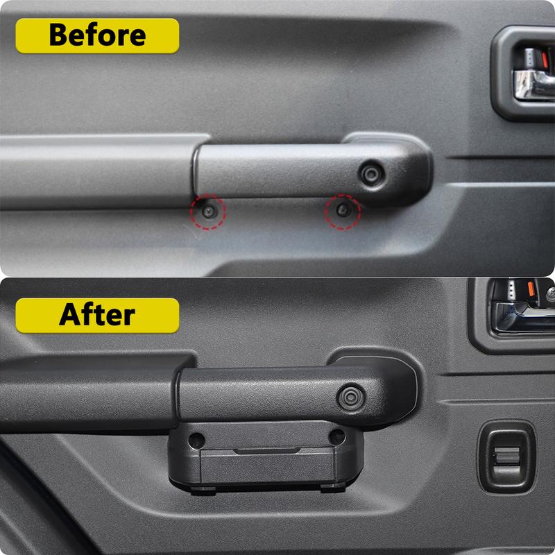 Inner Door Grab Handle Storage Box Extended Organizer Tray for Suzuki Jimny JB64 JB74 4-door -2025 Car Interior Accessories