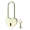 Custom Heart Shaped Padlock Pendant Individualized Love Lock Custom Engraved Padlock with Key Heart Shaped Padlock