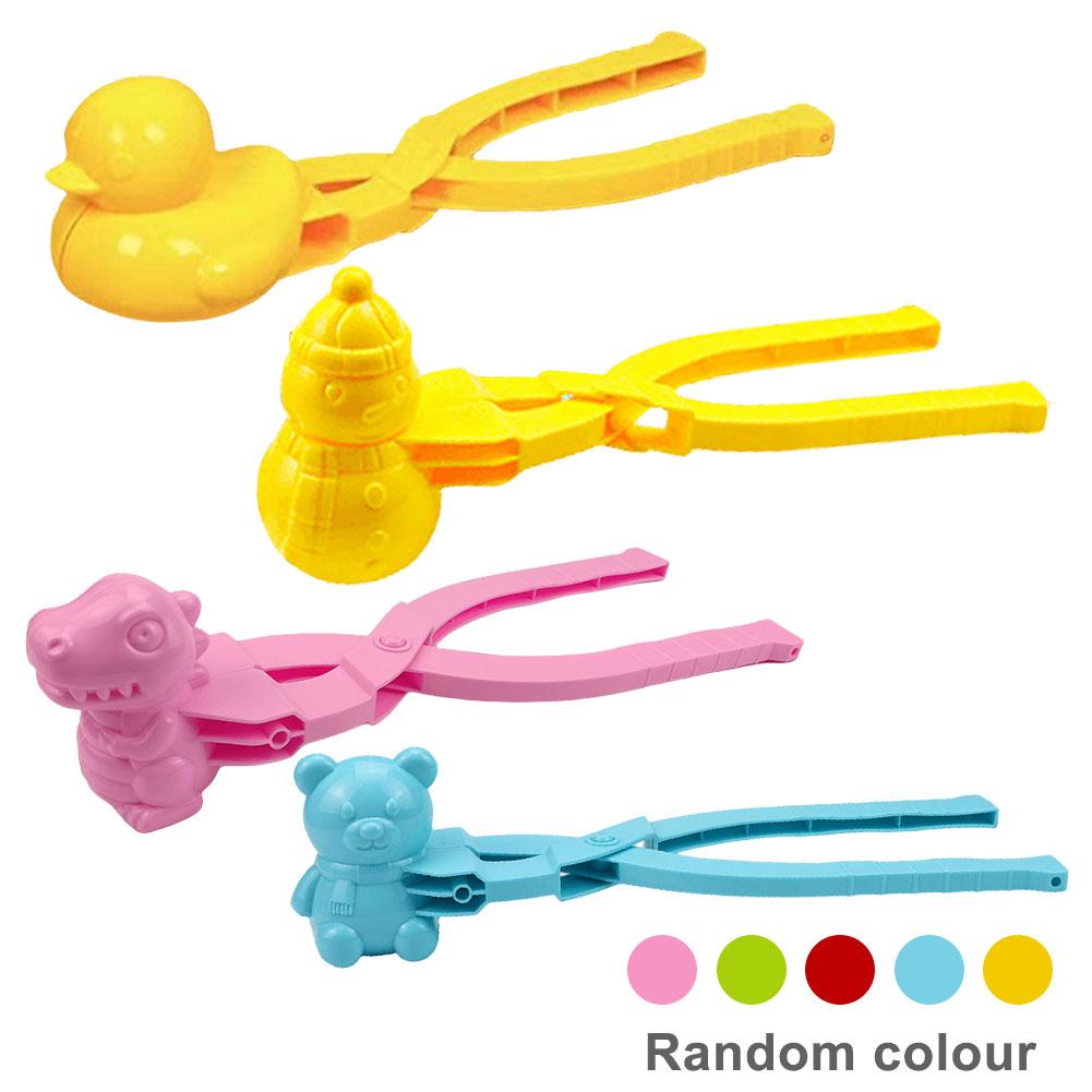 Cute Duck Shaped Snowball Maker Clip Children Outdoor Winter Snow Sand Mold for Snowball Fight Snowball Maker Clip Party Decor