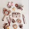 Flower Knows SWEETIE BEAR Make-up Box Geschenkset All-in-One Parfüm Schimmernde Lidschattenpalette Rouge Lippen-Gelee Box 10 STÜCK