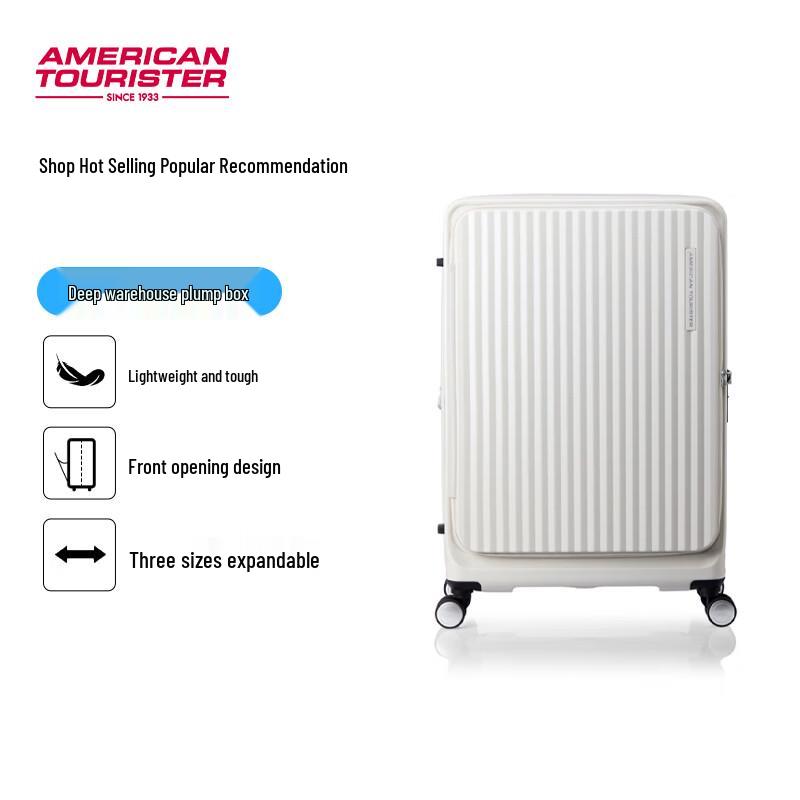 Front-Opening Expandable Carry-on Luggage 20 inch