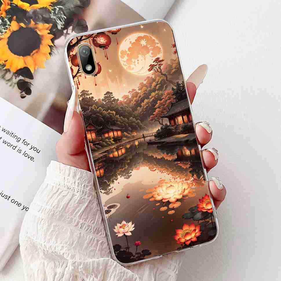 For Huawei Y5 2019 AMN-LX1 Case Colorful Butterfly Flowers Soft Silicone TPU Back Cover For Huawei Y5 Y5 AMN-LX2 AMN-LX3 Bumper