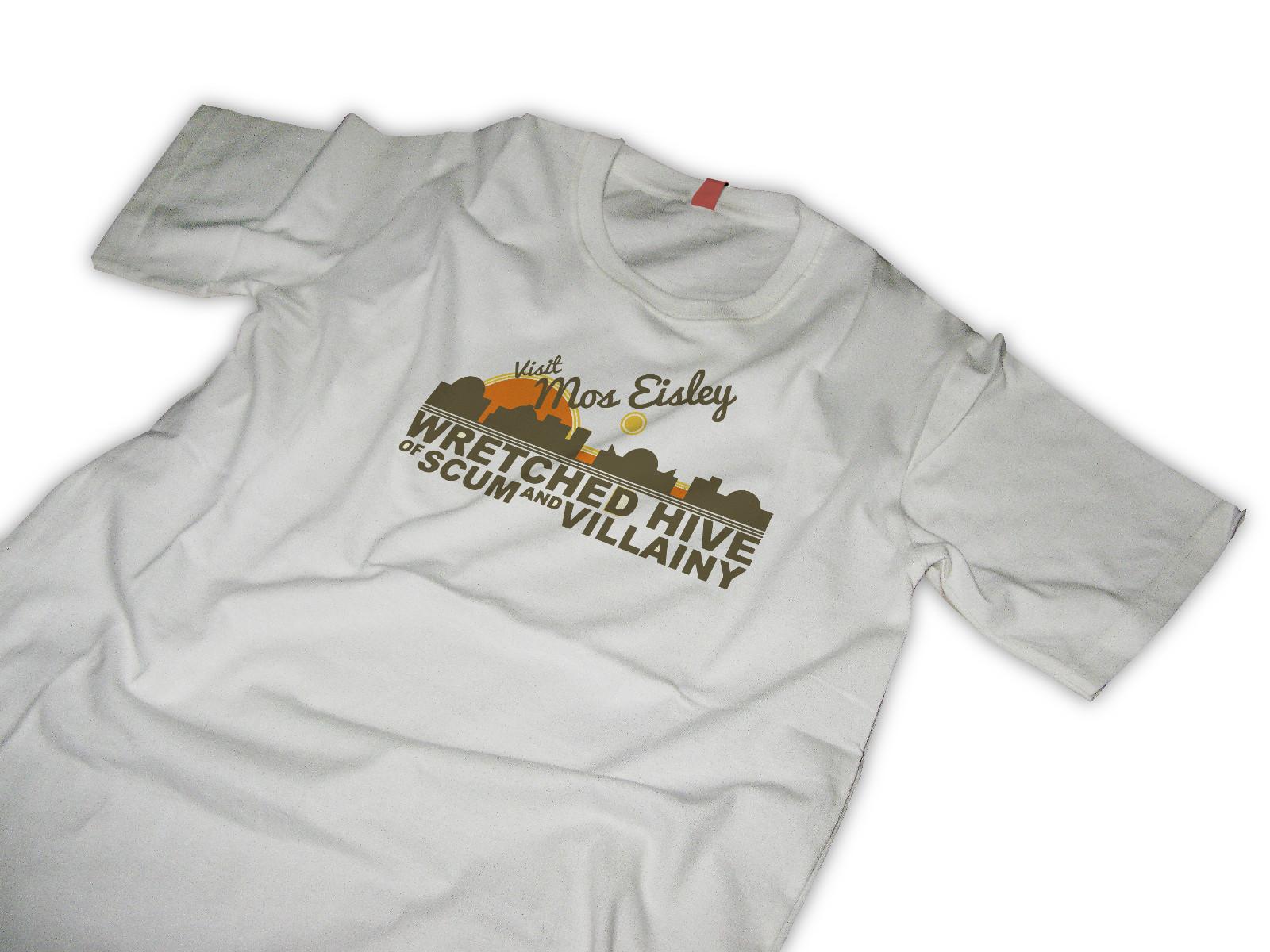 Mos eisley tshirt star wars tatooine scum and villainy XL