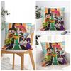 Cartoon Go Pillow Cover T-Teen Cute Funny Pillow Case For Sofa Cushion Cover Polyester Custom Pillowcases Birthday Present