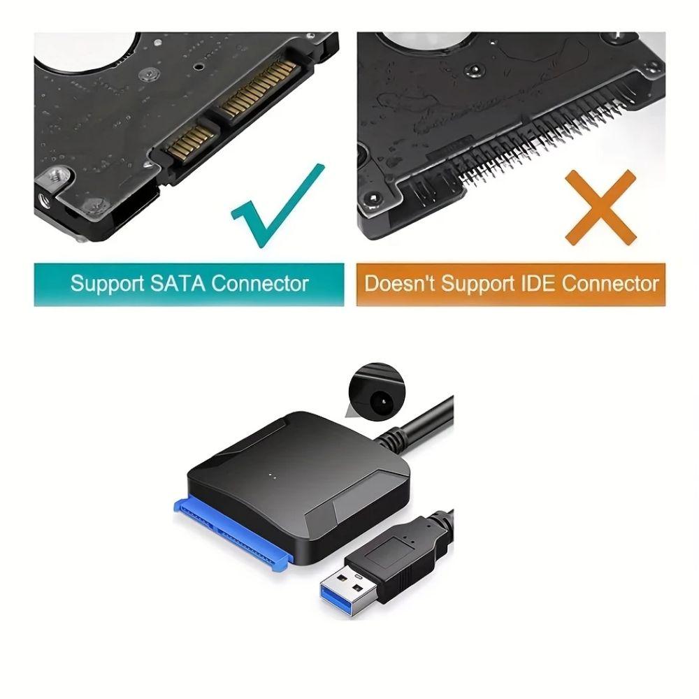 SATA Cables Cable Line Adapter USB 3.0 To SATA Line Converter Cable  for 2.5 3.5 Inch HDD SSD