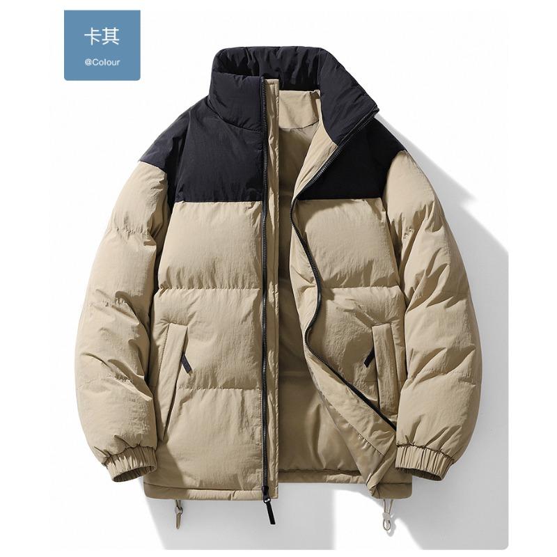 New men's and women's winter cotton-padded jacket large size couple's sports trend thickened warm bread jacket