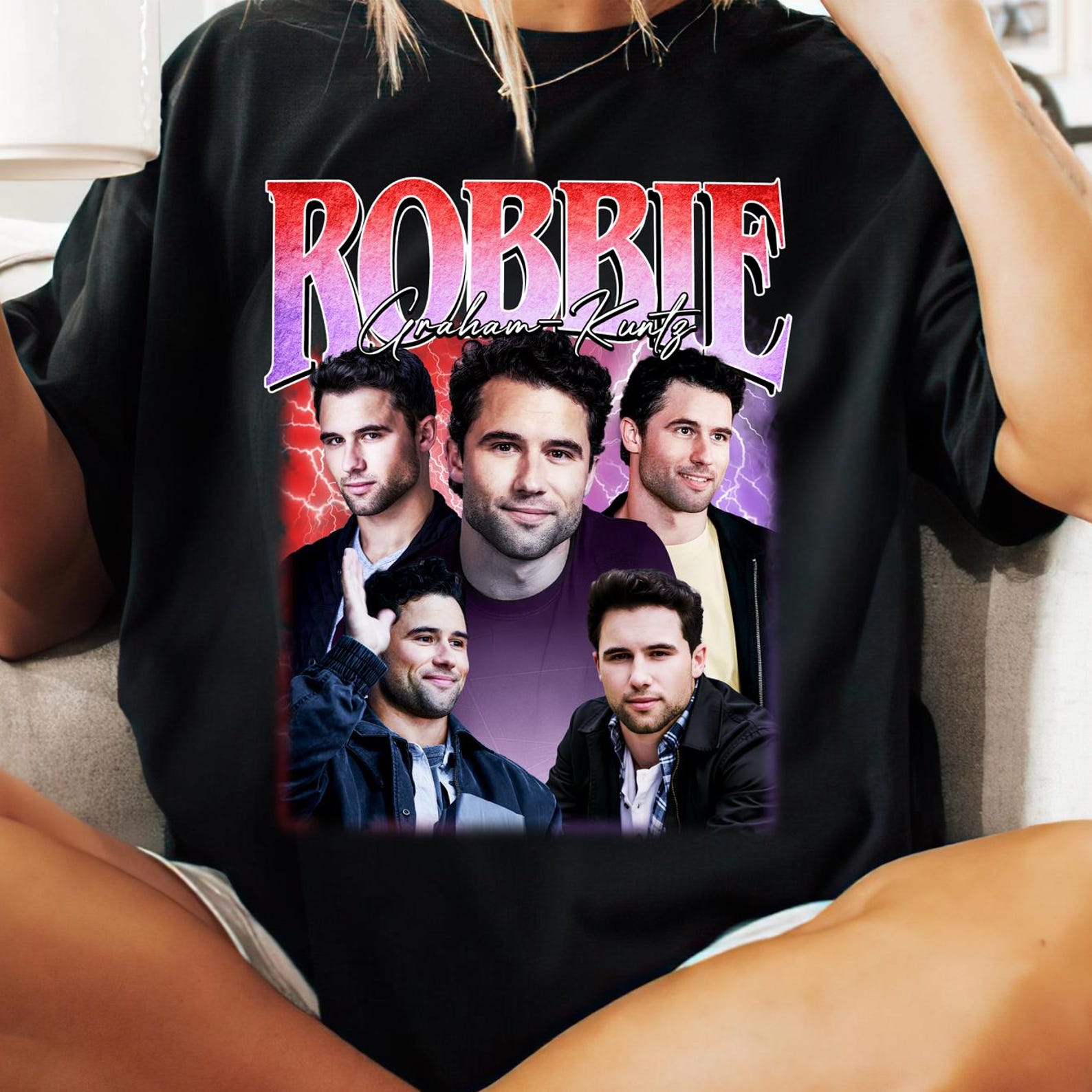 Robbie Graham-Kuntz Vintage Bootleg Shirt, Robbie Graham Shirt, Robbie Graham Gift For Fan, Movie Shirt For Fan 3XL