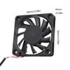 Plastic Double Cooling Fan DC5V 0.2A 60x60x10mm Brushless Fan For Networking Devices And 3D Printers Quiet Design