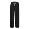 Herren Strickmode Print Kordelzug Freizeithose Pyjamahose